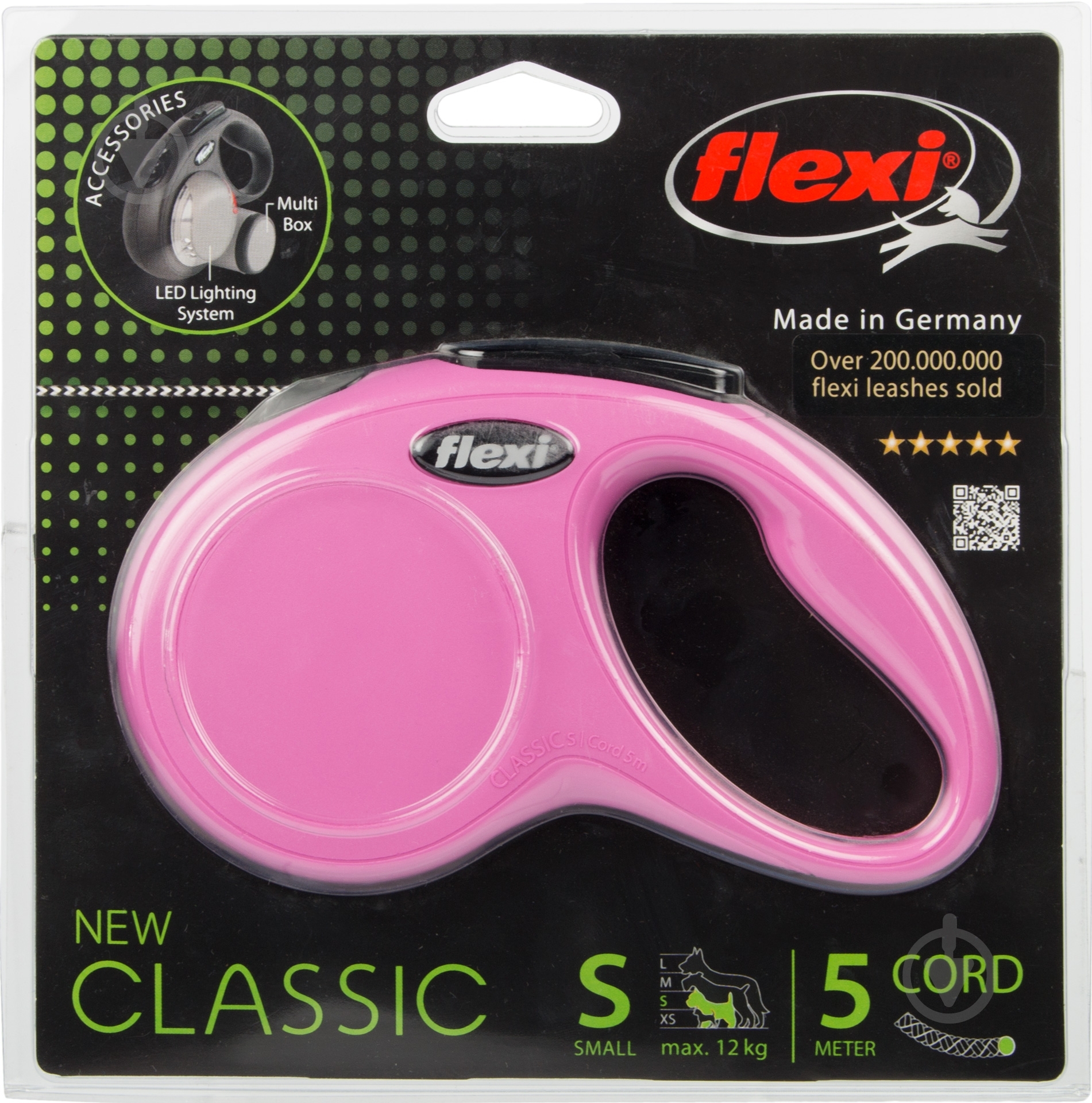 Повідець-рулетка Flexi Classic S рожевий до 12 кг 5 м - фото 3 Повідець-рулетка Flexi Classic S рожевий до 12 кг 5 м - фото 3