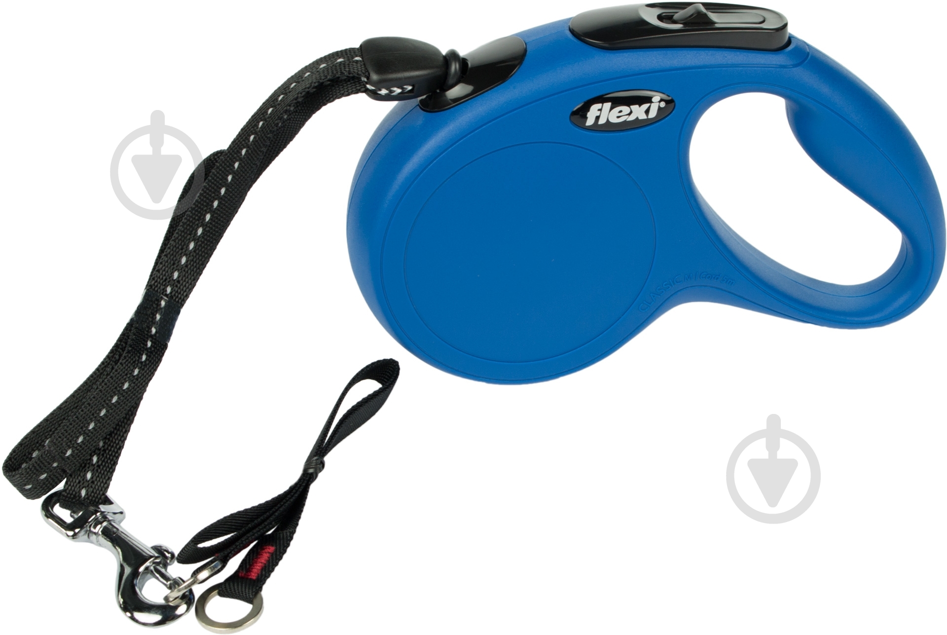 Поводок-рулетка Flexi Classic М синий до 20 кг 5 м - фото 1