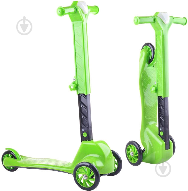 Самокат Doloni Toys зеленый 0153/2 - фото 1