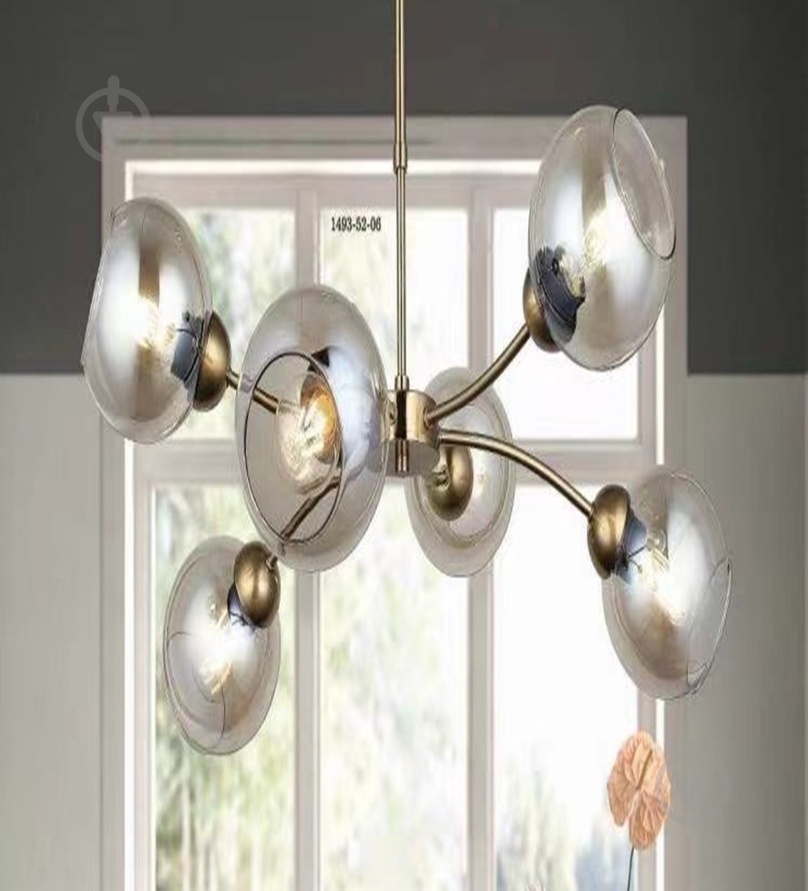 Люстра подвесная Focus Light KOSS 6х60Вт 6x60 Вт Е27 бронзовый 3378/6 - фото 1 Люстра подвесная Focus Light KOSS 6х60Вт 6x60 Вт Е27 бронзовый 3378/6 - фото 1