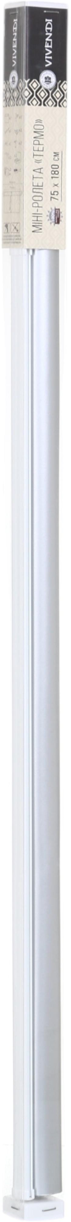 Ролета термо (blackout) Vivendi C532 белая 75x180 см - фото 5