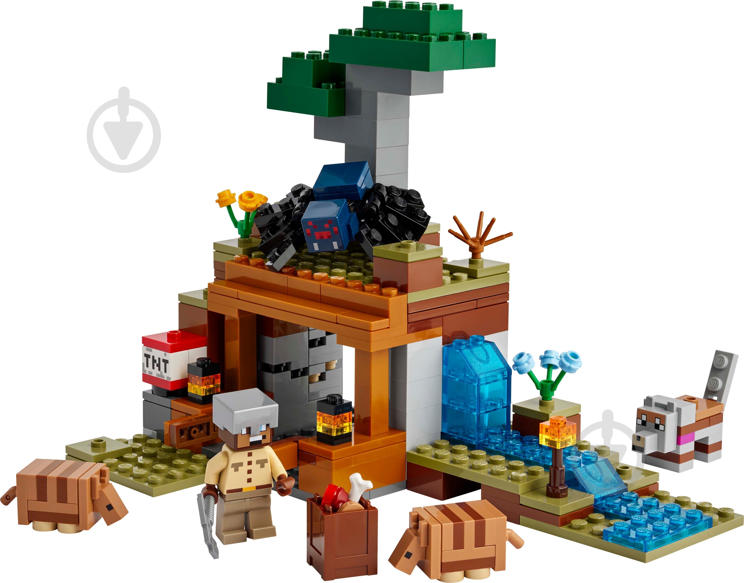 Конструктор LEGO Minecraft Шахтна експедиція «Броненосець» 21269 - фото 3