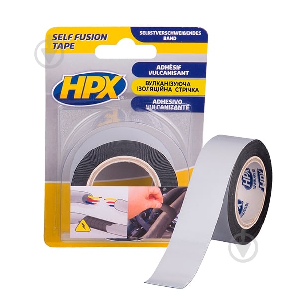 Самовулканизирующаяся лента HPX Self-Fusion SF2503 25x0,5 мм 3 м черный - фото 1 Самовулканизирующаяся лента HPX Self-Fusion SF2503 25x0,5 мм 3 м черный - фото 1