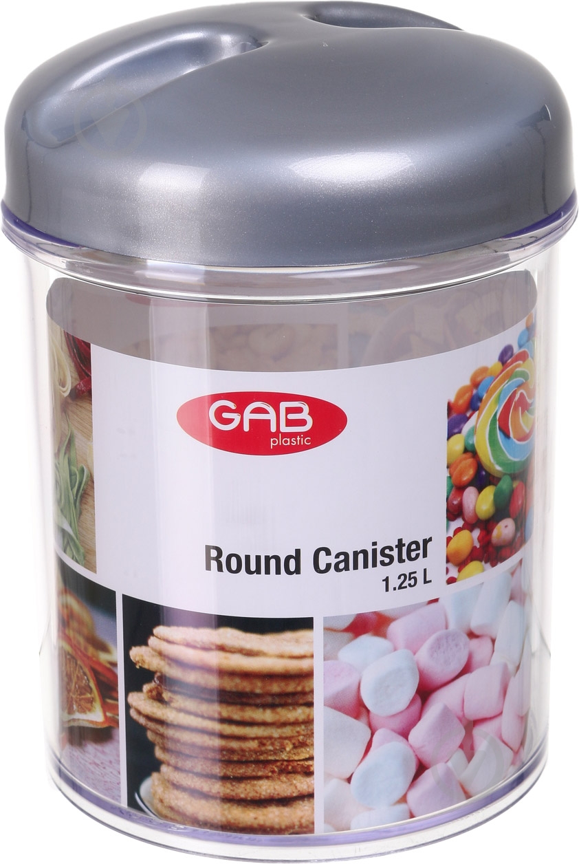 Контейнер с крышкой GAB Plastic 1,25 л в ассортименте - фото 3