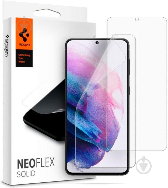 Защитная пленка Spigen для для Galaxy S21 NeoFlex Solid HD Clear (AFL02557) - фото 1 Защитная пленка Spigen для для Galaxy S21 NeoFlex Solid HD Clear (AFL02557) - фото 1