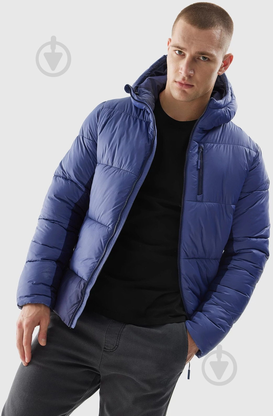 Пуховик мужской 4F 4FRAW23TDJAM298-32S р.S синий - фото 3