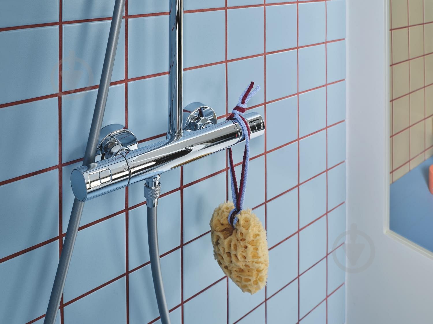 Душевая система Grohe термостатическая Vitalio Comfort System 250 Cube (26696001) - фото 9