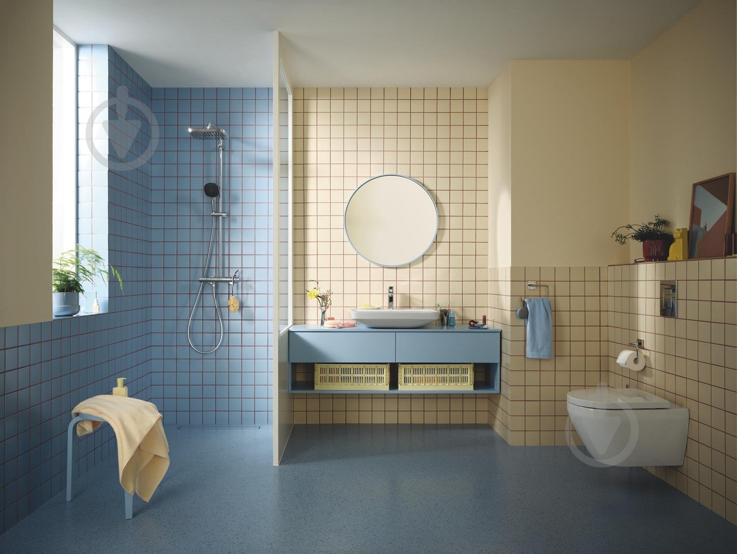 Душевая система Grohe термостатическая Vitalio Comfort System 250 Cube (26696001) - фото 13