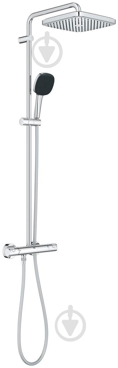 Душевая система Grohe термостатическая Vitalio Comfort System 250 Cube (26696001) - фото 1