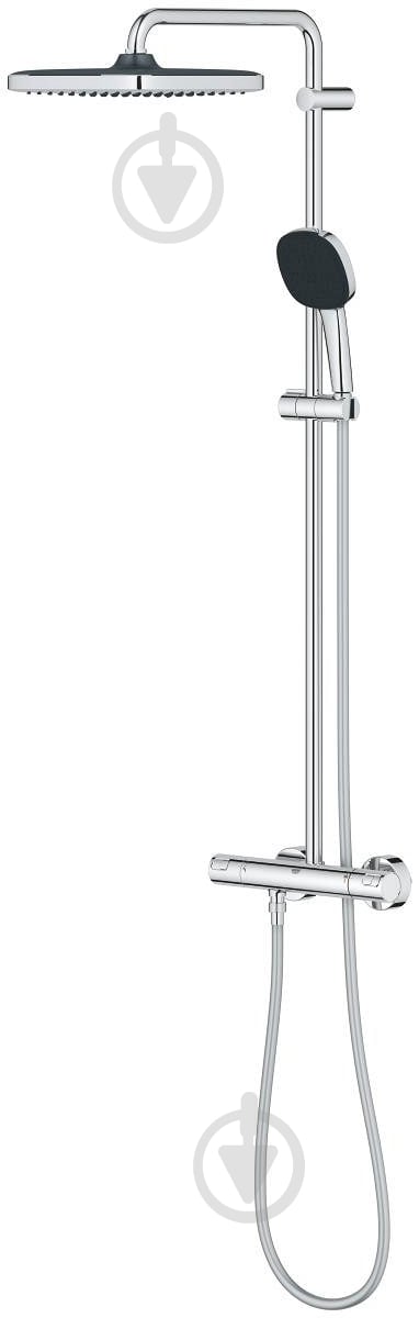Душевая система Grohe термостатическая Vitalio Comfort System 250 Cube (26696001) - фото 2