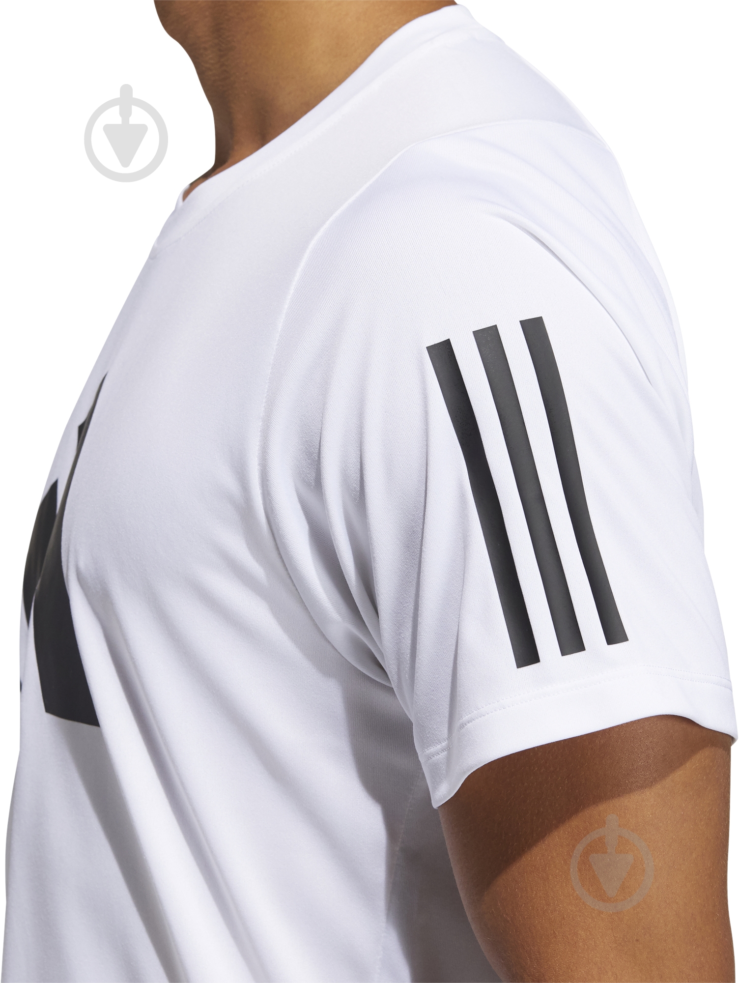 Футболка Adidas FL 3 BAR TEE GL8919 р.M белый - фото 7