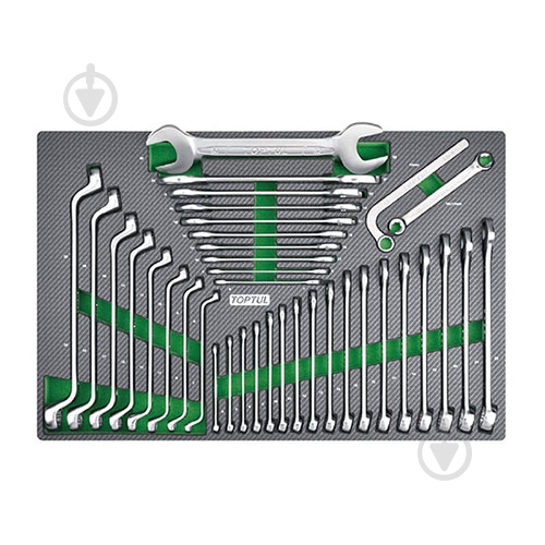 Набор ключей Toptul GED3701 - фото 1