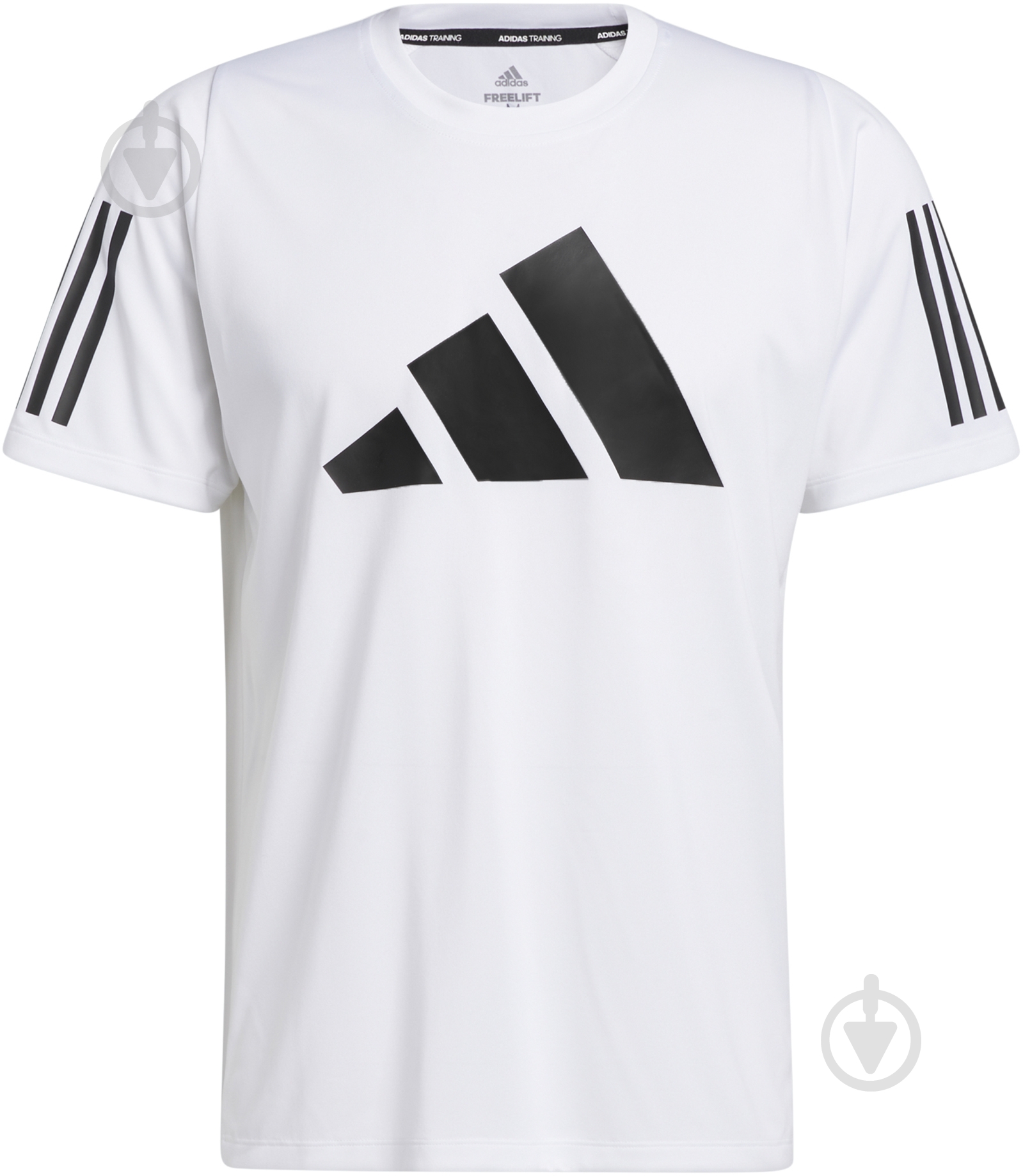 Футболка Adidas FL 3 BAR TEE GL8919 р.L белый - фото 3