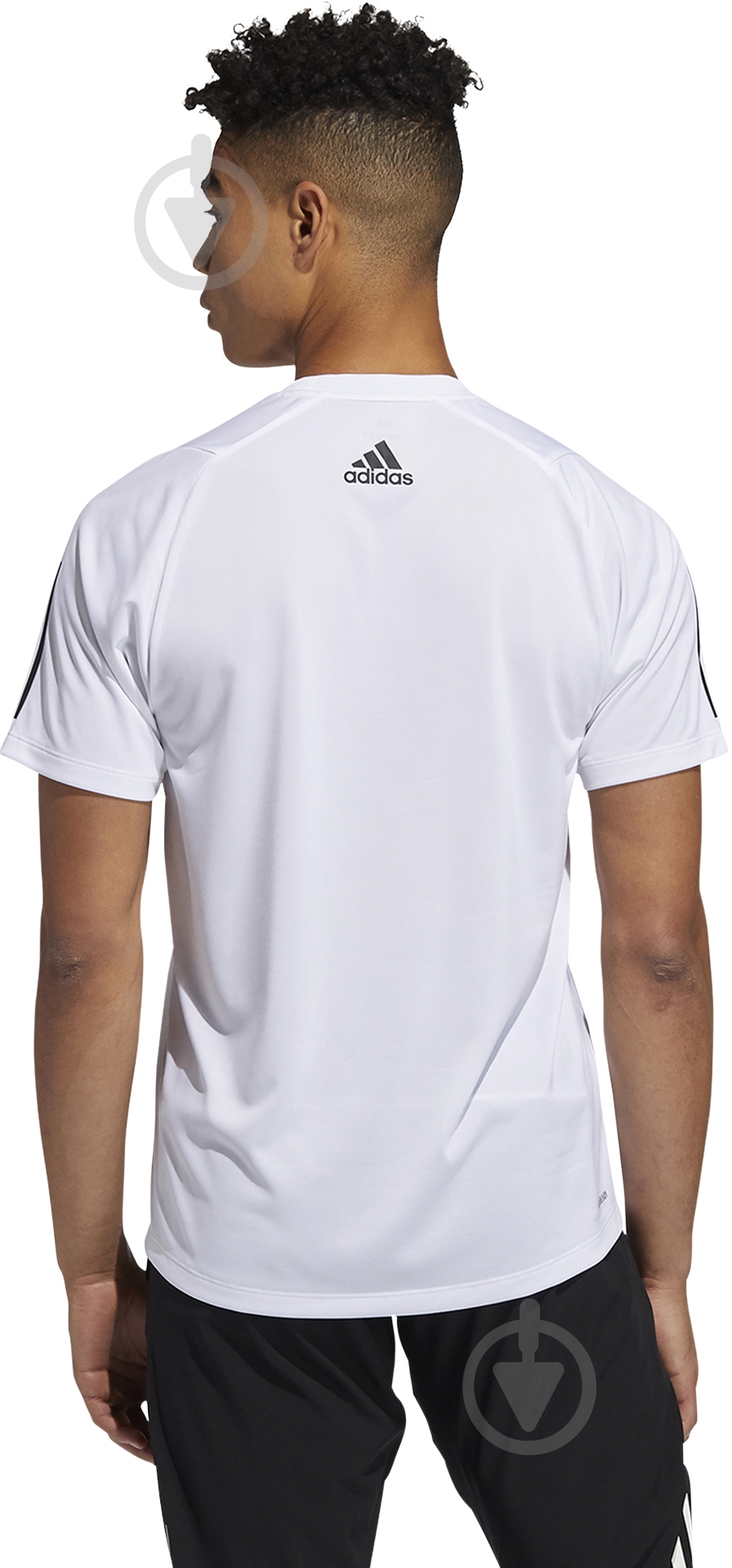 Футболка Adidas FL 3 BAR TEE GL8919 р.L белый - фото 5