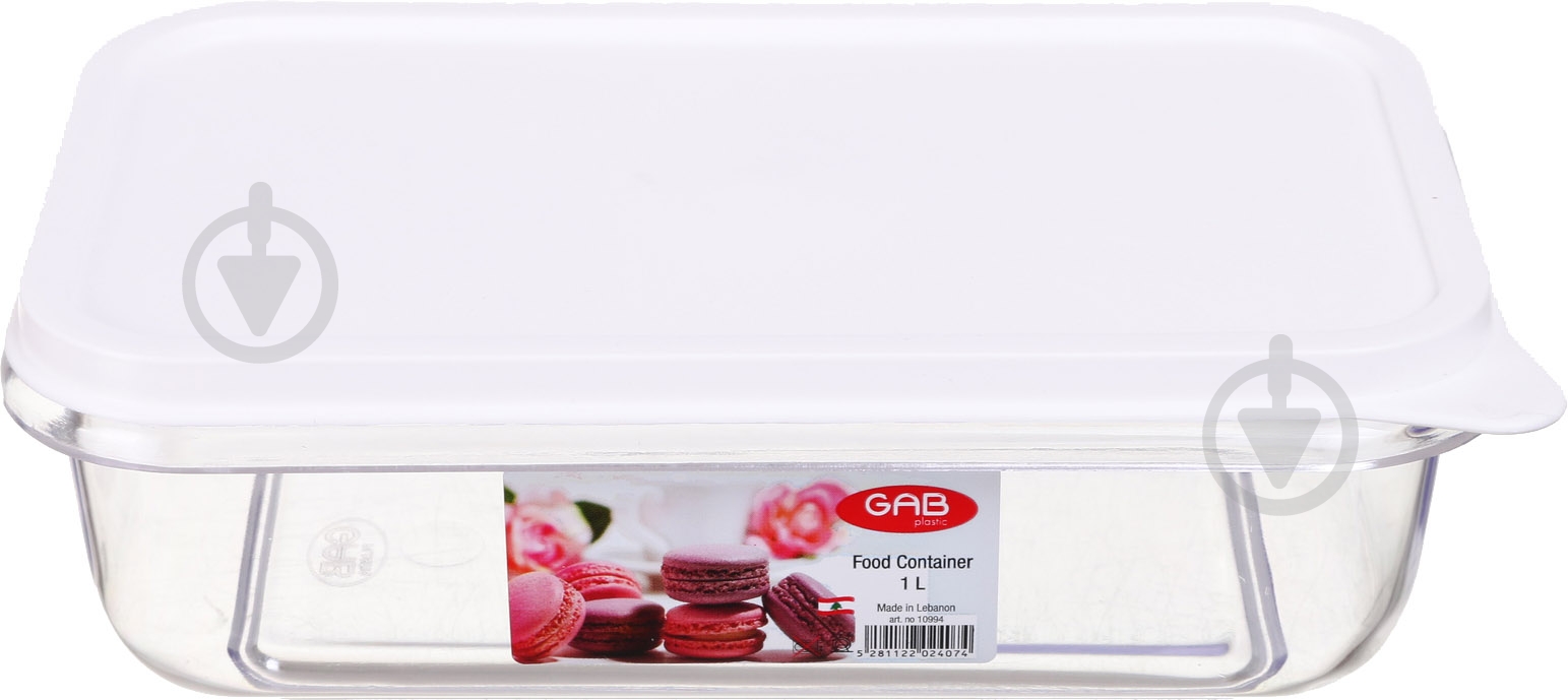 Контейнер GAB Plastic 1 л в ассортименте - фото 1