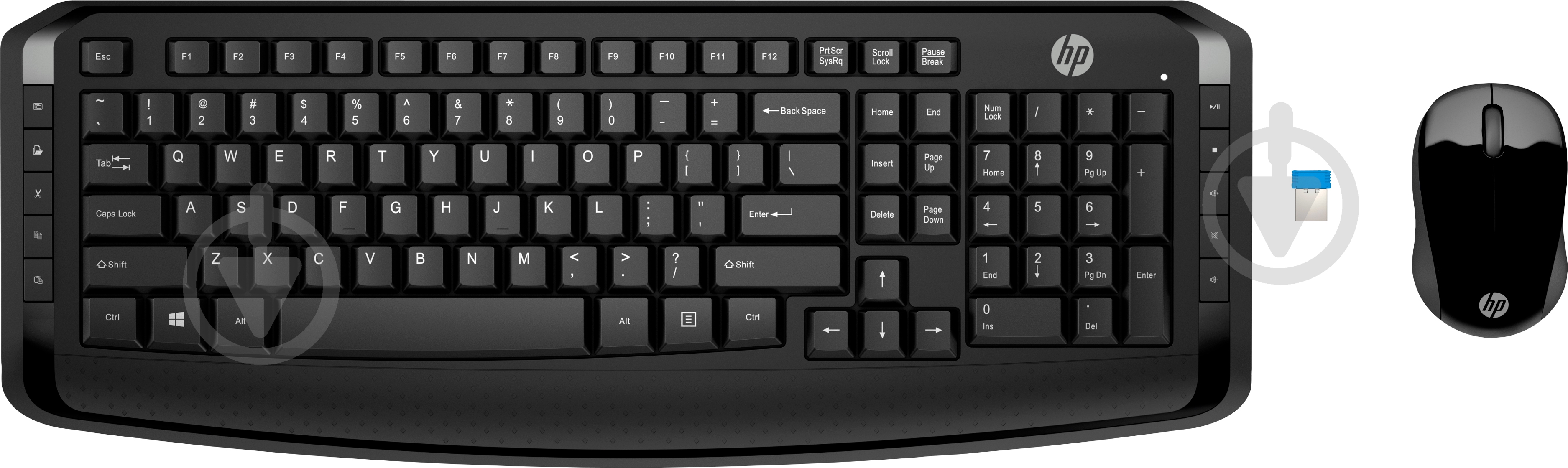 Комплект клавіатура + миша HP Keyboard & Mouse 300 (3ML04AA) - фото 1 Комплект клавіатура + миша HP Keyboard & Mouse 300 (3ML04AA) - фото 1