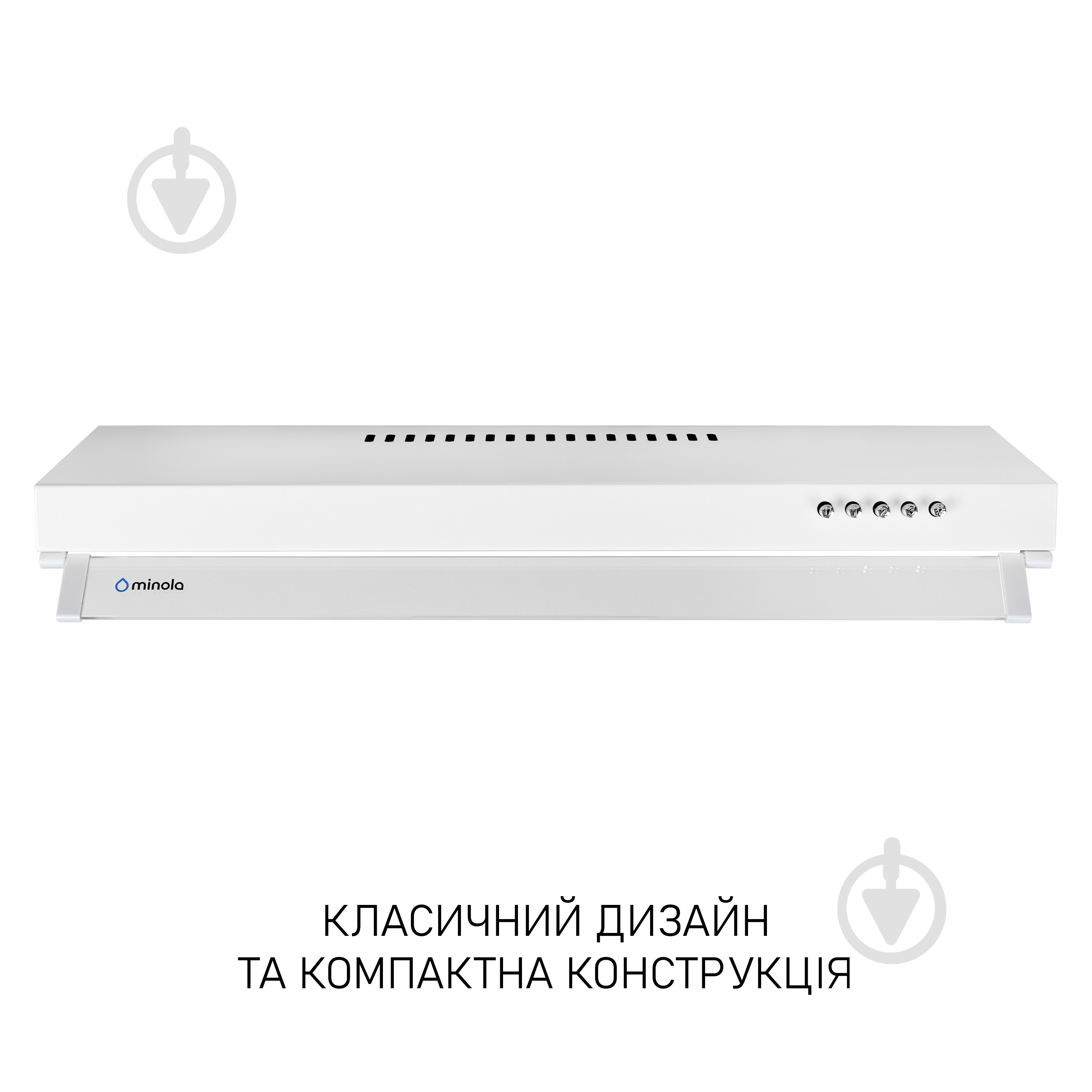Вытяжка Minola HPL 633 WH - фото 2