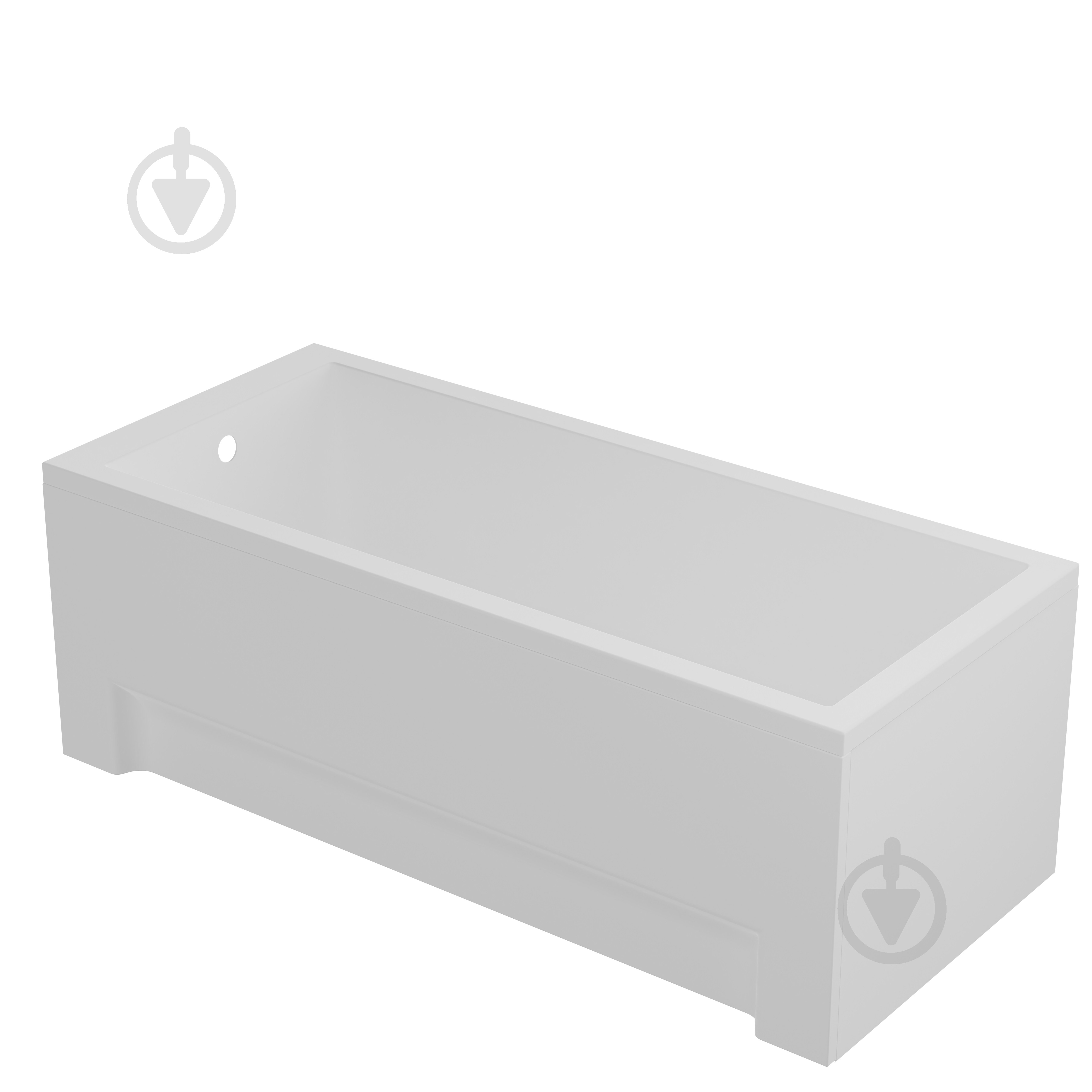 Панель для ванны фронтальная Koller Pool 170 White Matt - фото 2