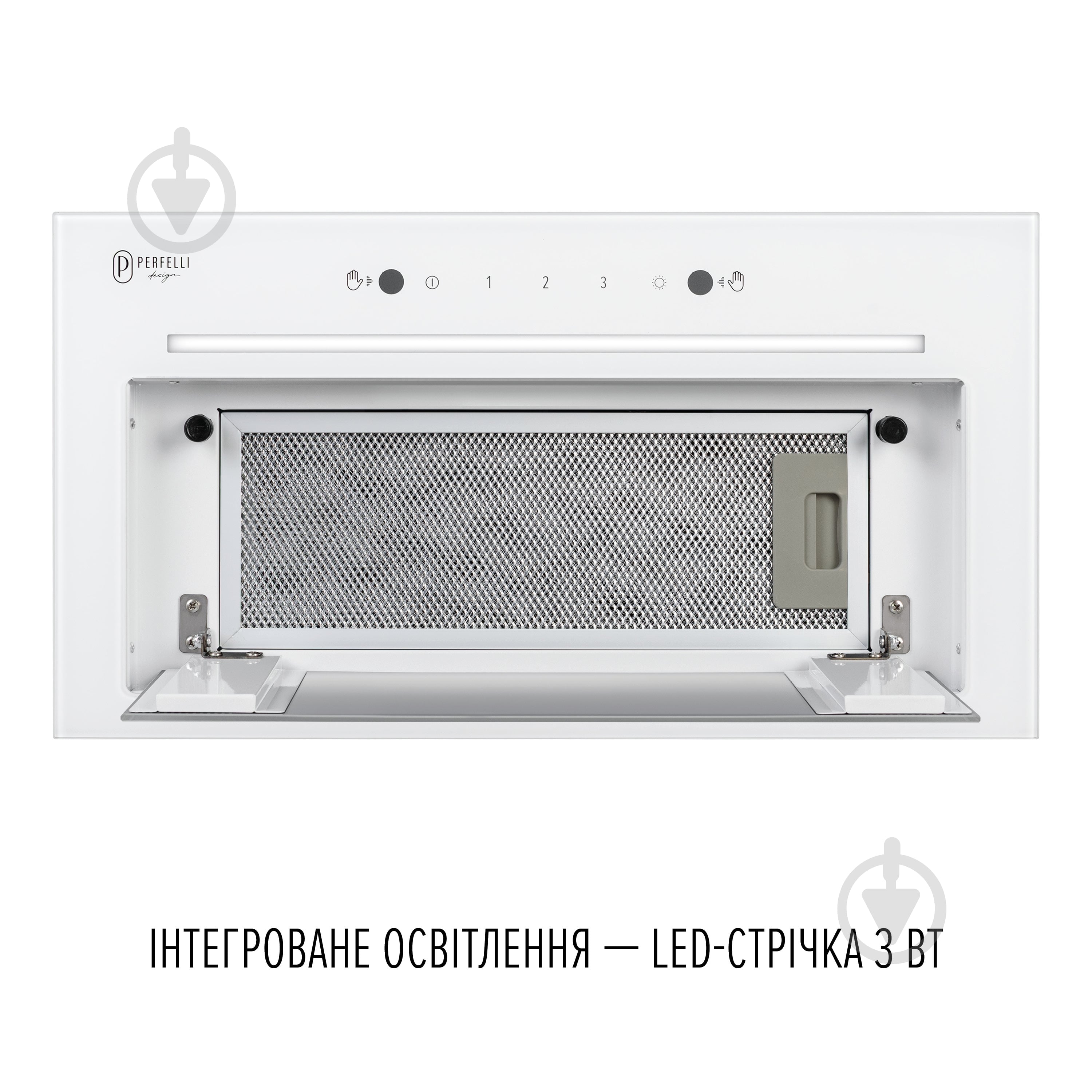 Вытяжка Perfelli Design Design Filini 5 Bianco - фото 3 Вытяжка Perfelli Design Design Filini 5 Bianco - фото 3
