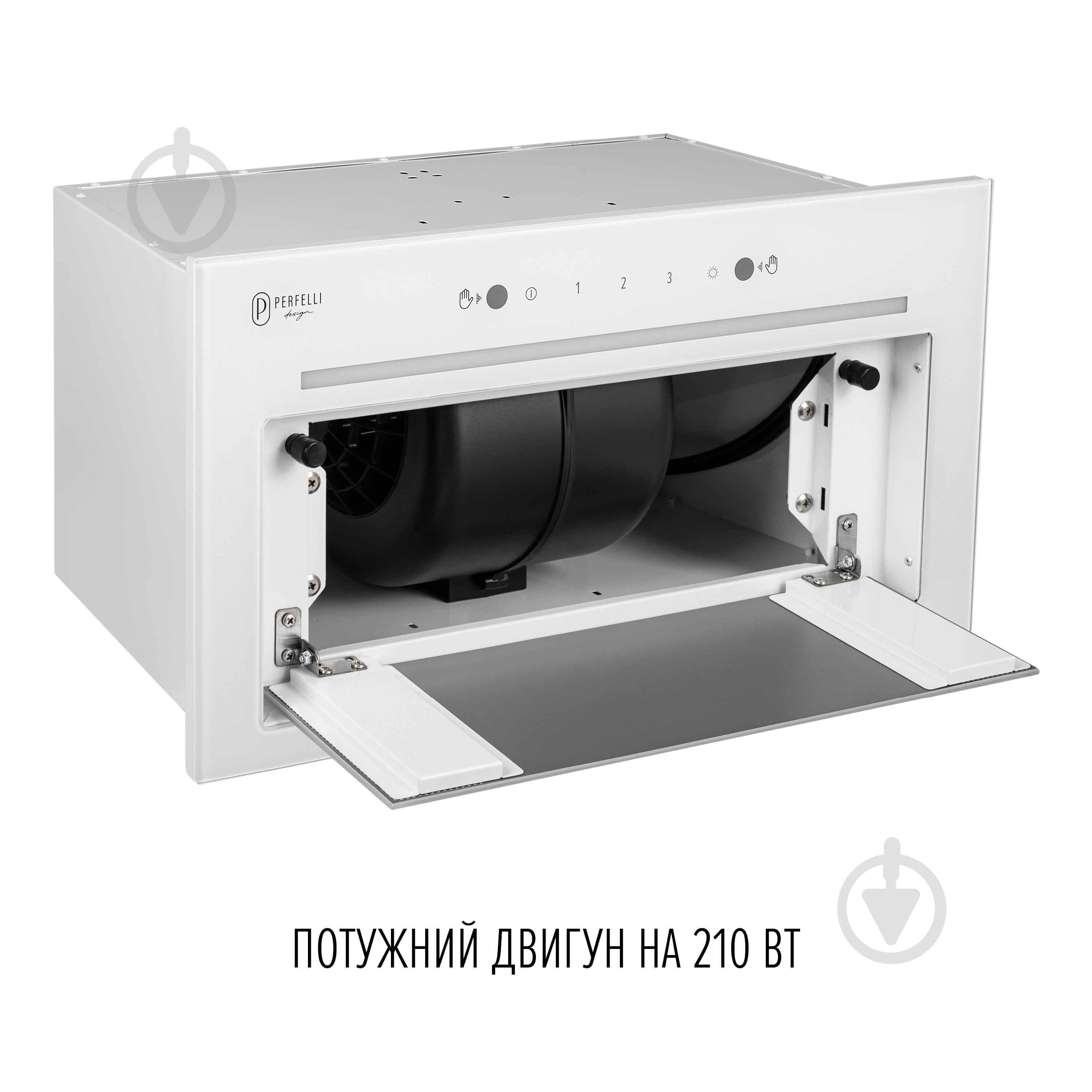 Вытяжка Perfelli Design Design Filini 5 Bianco - фото 8 Вытяжка Perfelli Design Design Filini 5 Bianco - фото 8