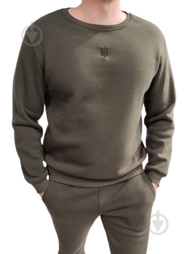 Свитшот LOGOS-Tac с вышивкой черный Герб 04-06-00-0041 р.S хаки - фото 2