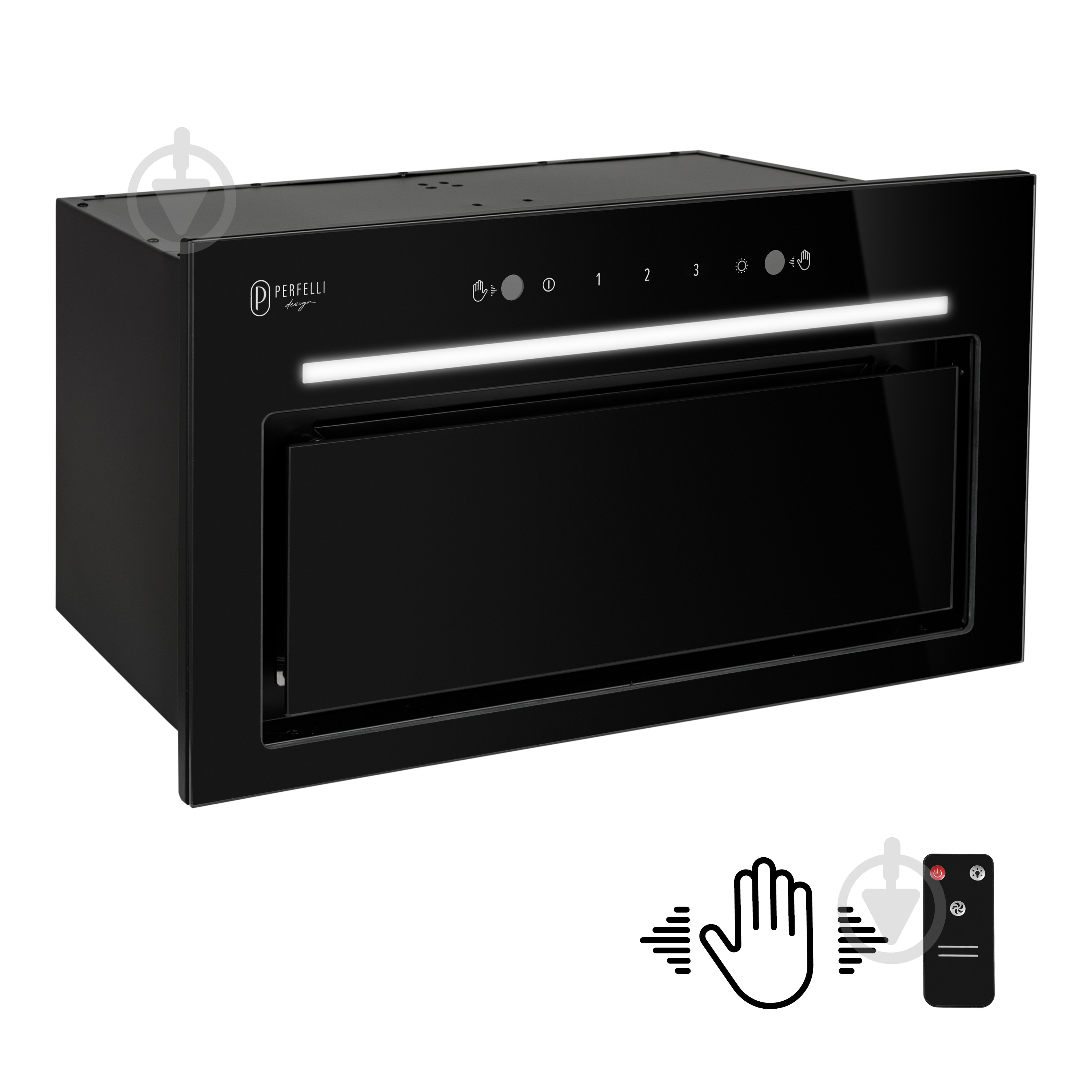 Витяжка Perfelli Design Design Filini 5 Nero - фото 1 Витяжка Perfelli Design Design Filini 5 Nero - фото 1