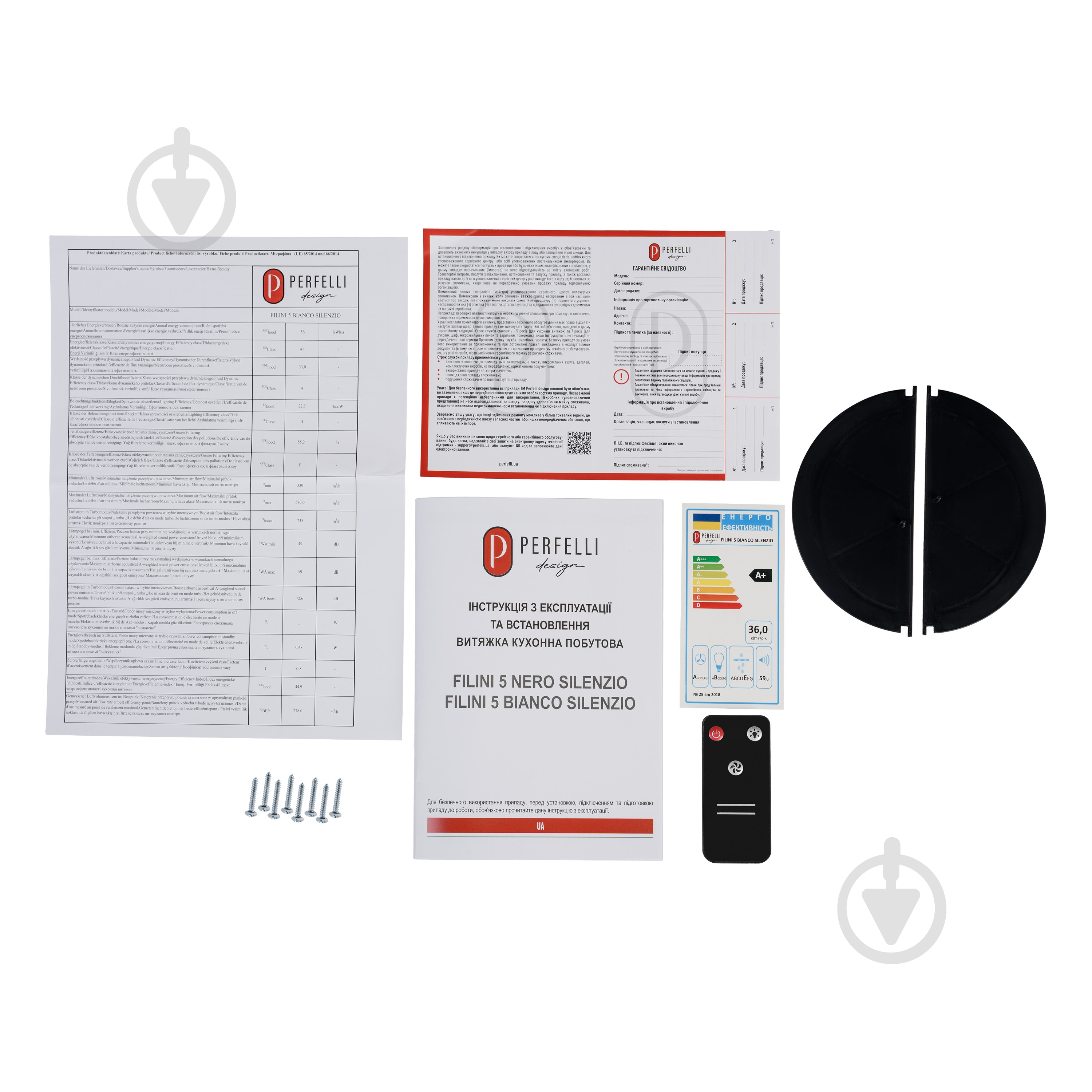 Витяжка Perfelli Design Design Filini 5 Nero - фото 16 Витяжка Perfelli Design Design Filini 5 Nero - фото 16
