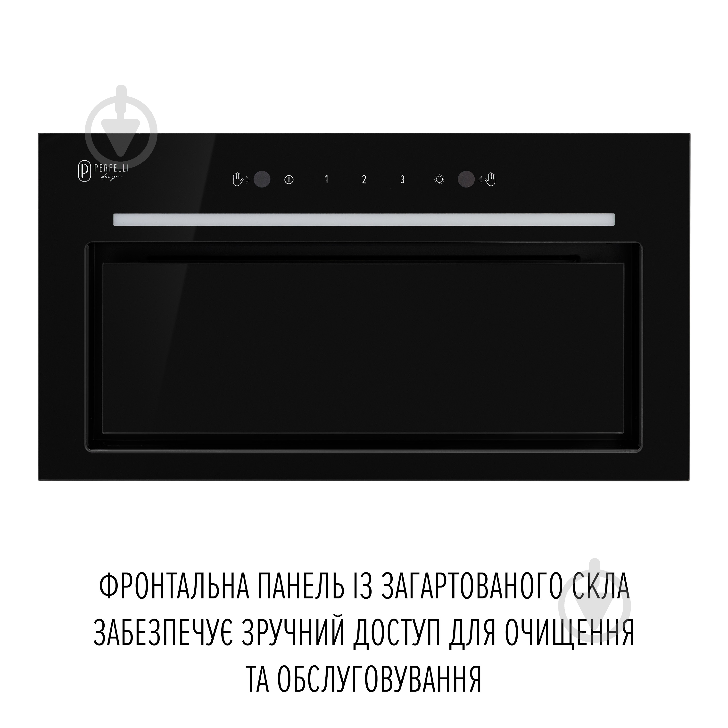 Витяжка Perfelli Design Design Filini 5 Nero - фото 2 Витяжка Perfelli Design Design Filini 5 Nero - фото 2