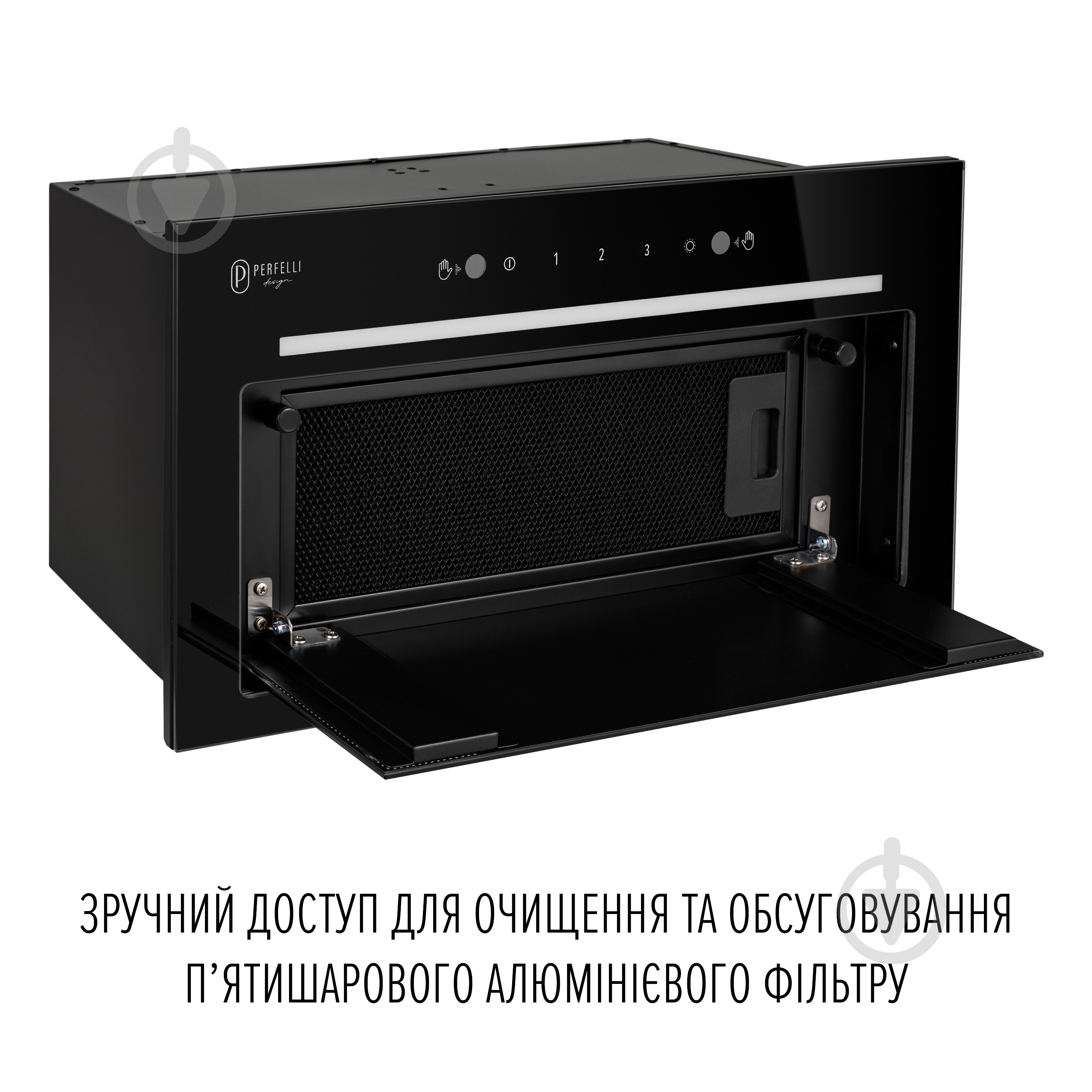 Витяжка Perfelli Design Design Filini 5 Nero - фото 7 Витяжка Perfelli Design Design Filini 5 Nero - фото 7