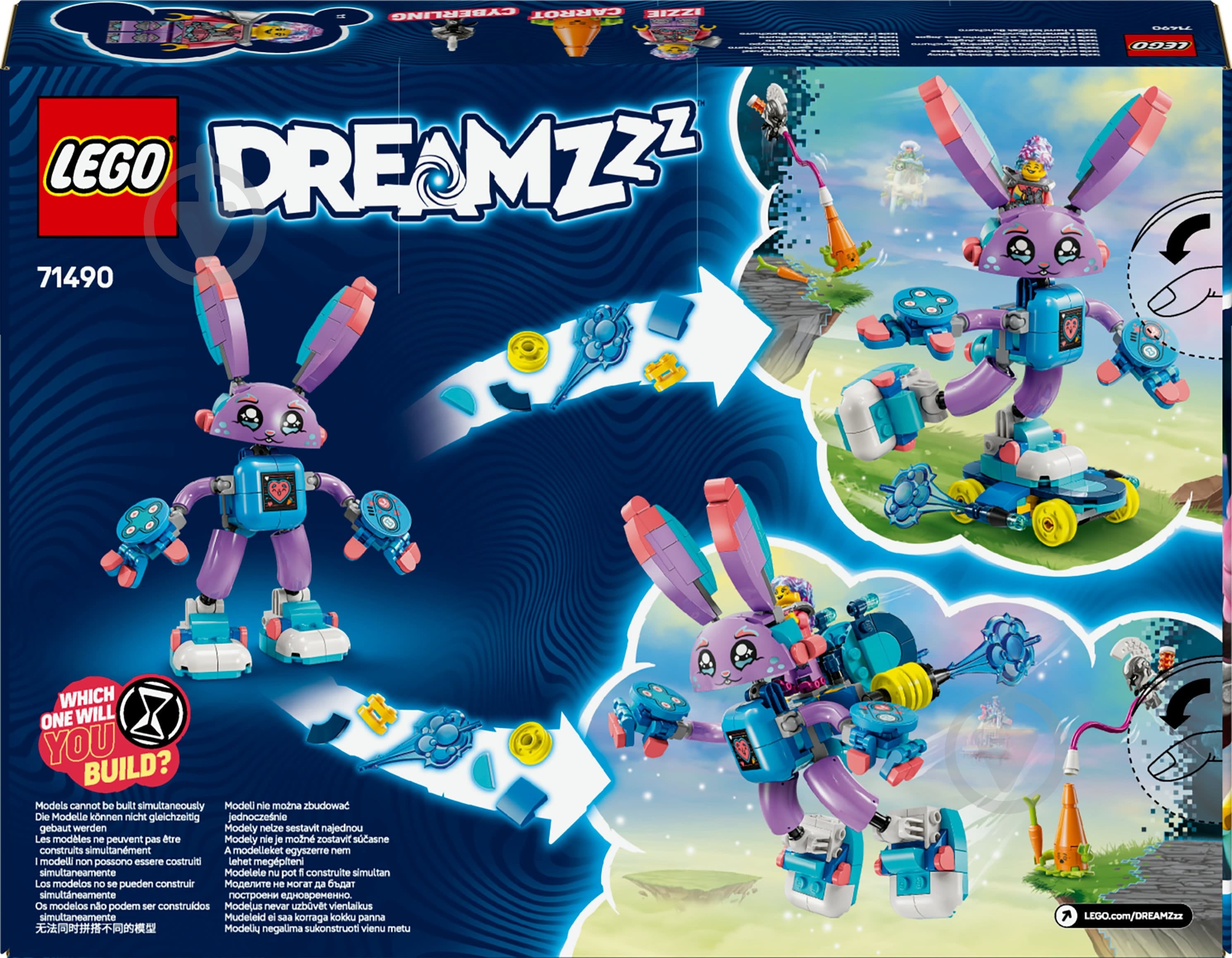 ᐉ Конструктор LEGO DREAMZzz Іззі та Бунчуро, ігровий кролик 71490