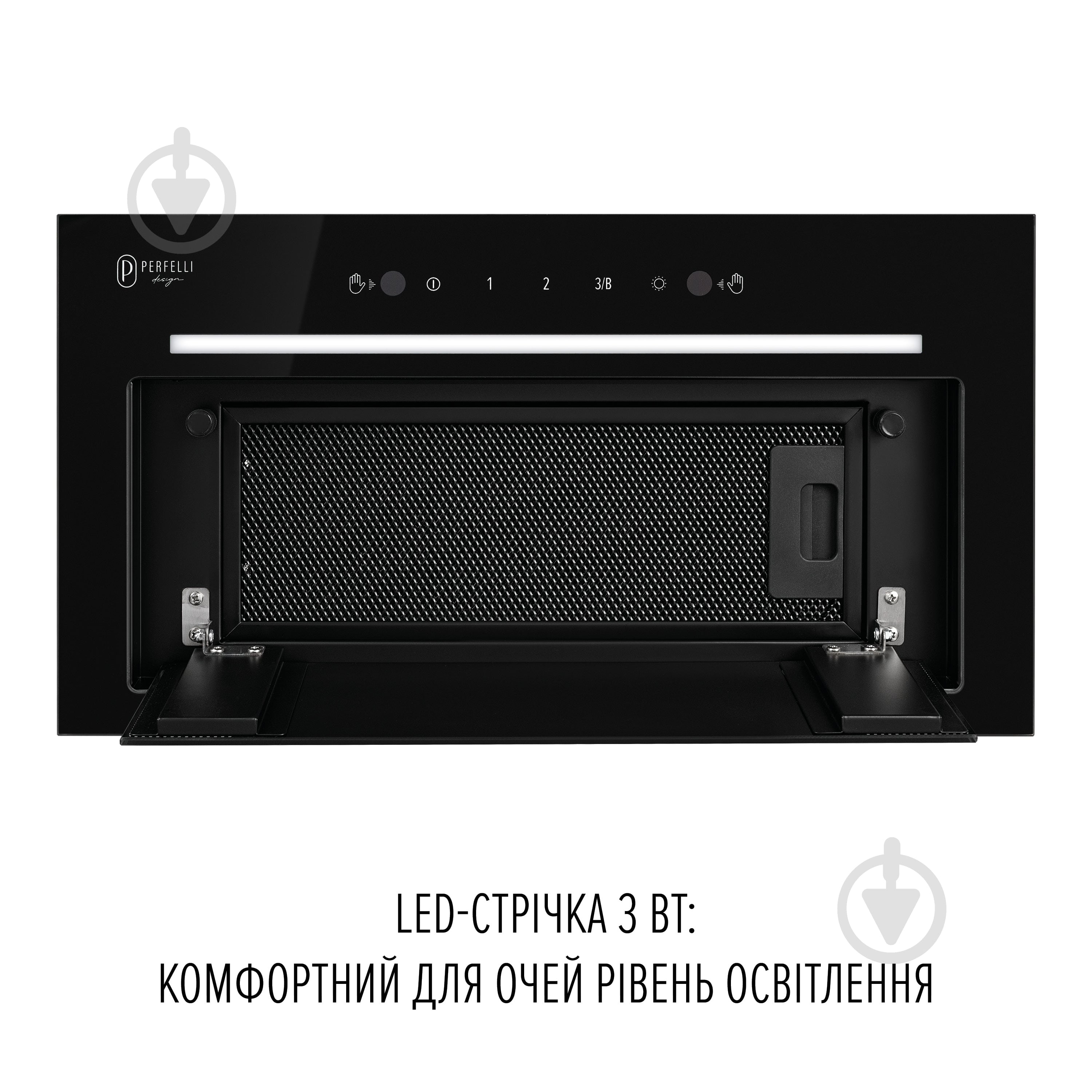 Витяжка Perfelli Design Design Filini 5 Nero Silenzio - фото 3