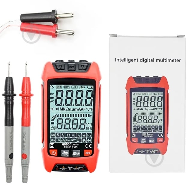 Мультиметр цифровой King's Dun KS-7080025-Red - фото 10 Мультиметр цифровой King's Dun KS-7080025-Red - фото 10