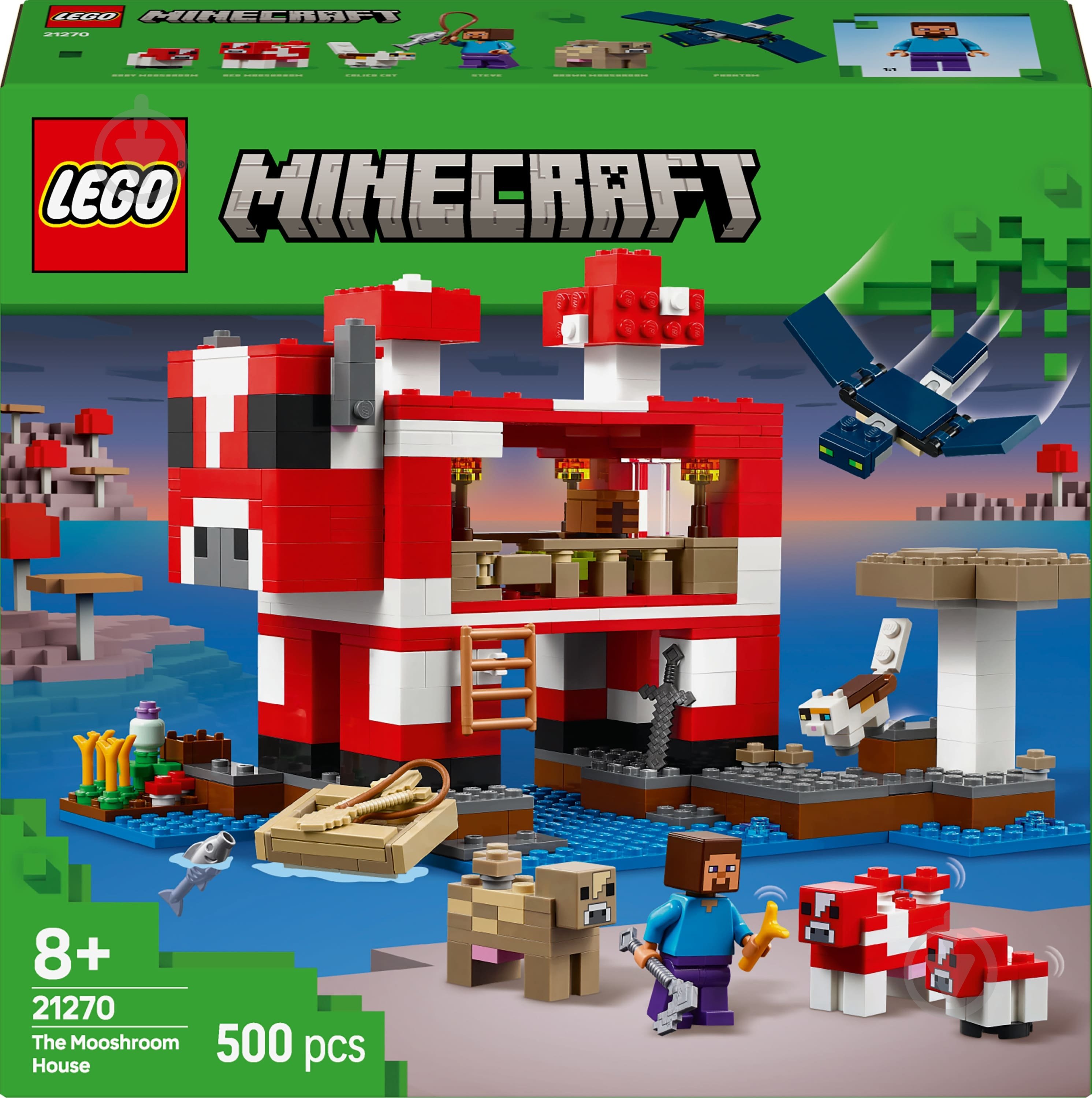 Конструктор LEGO Minecraft Грибний будинок 21270 - фото 1