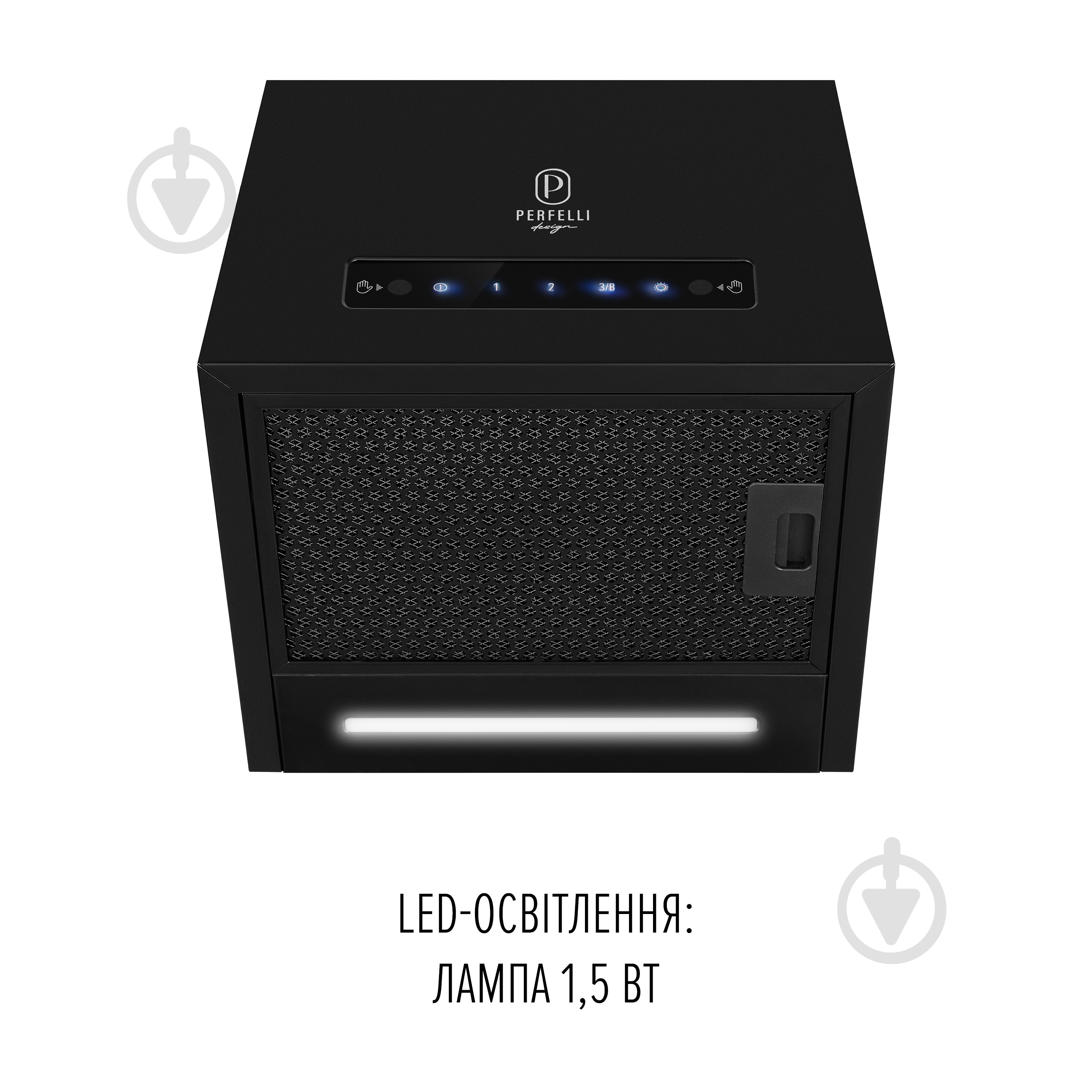 Витяжка Perfelli Design QUADRO 36 NERO SILENZIO DESIGN QUADRO 36 NERO SILENZIO - фото 5