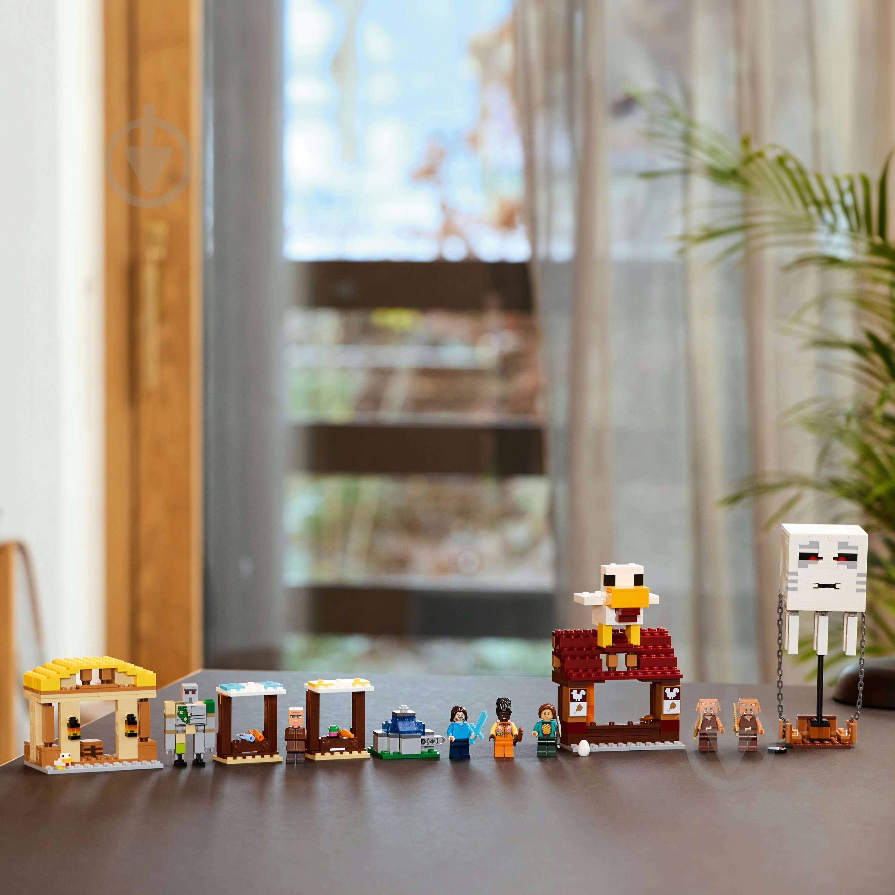 Конструктор LEGO Minecraft Напад на село з повітряною кулею Ґаст 21273 - фото 6