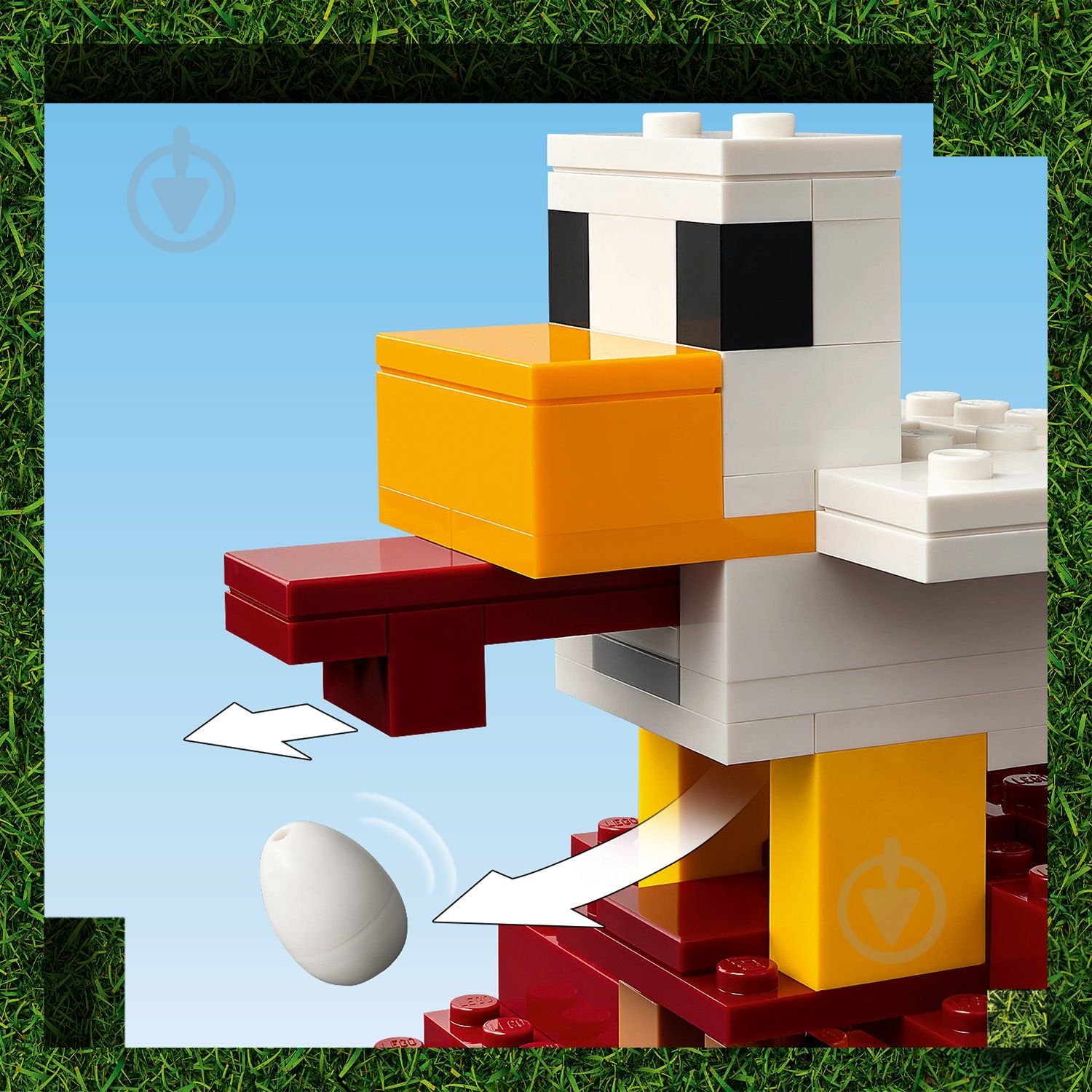 Конструктор LEGO Minecraft Напад на село з повітряною кулею Ґаст 21273 - фото 7