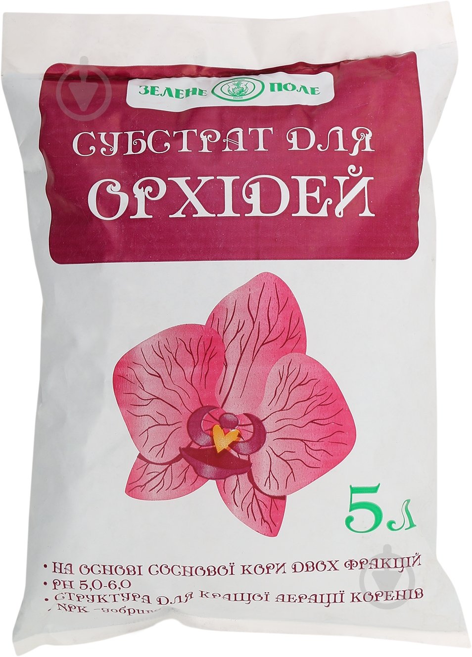 Субстрат Зелене поле для орхидей 5 л - фото 1