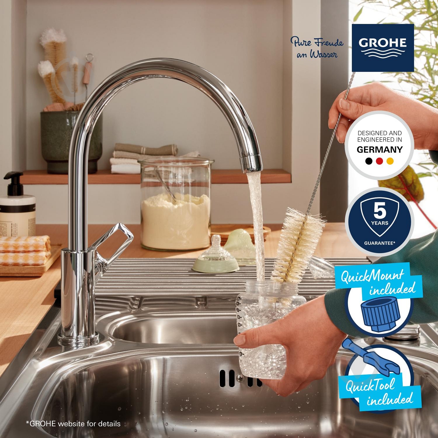 Смеситель для кухни Grohe Start Loop 31374001 - фото 9 Смеситель для кухни Grohe Start Loop 31374001 - фото 9
