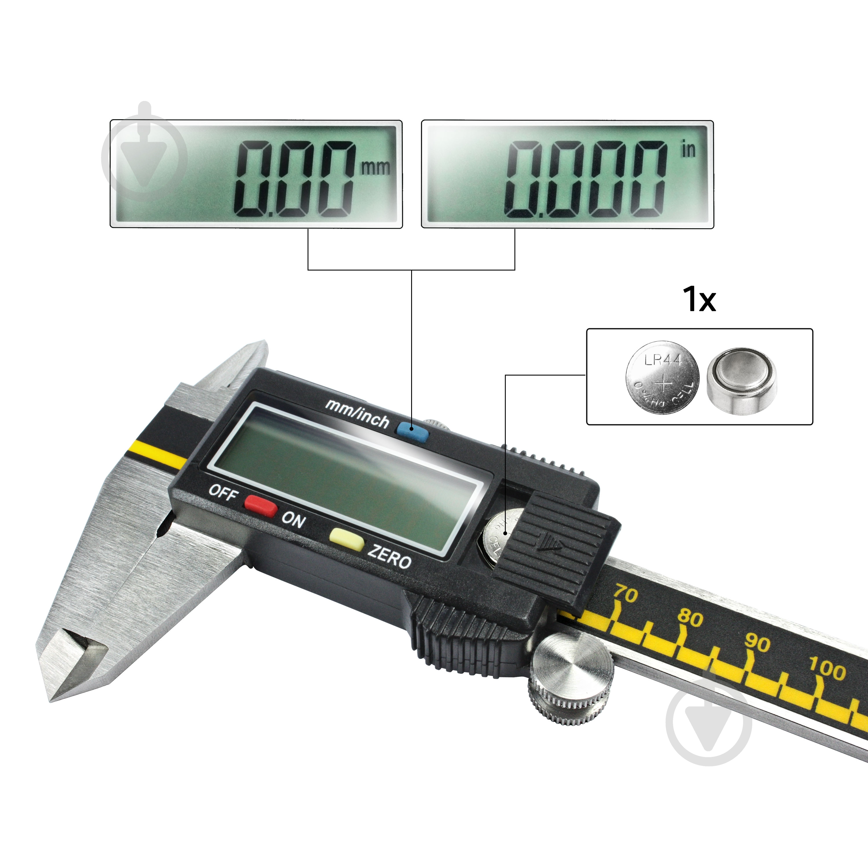 Штангенциркуль электронный Topmaster 280301 150 мм - фото 2 Штангенциркуль электронный Topmaster 280301 150 мм - фото 2