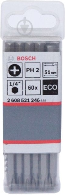 Набор бит Bosch Eco 60 шт. 2608521246 - фото 1