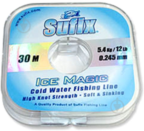 Леска Sufix Ice Magic 30м 0.195мм DS1XL020024A4X - фото 1 Леска Sufix Ice Magic 30м 0.195мм DS1XL020024A4X - фото 1