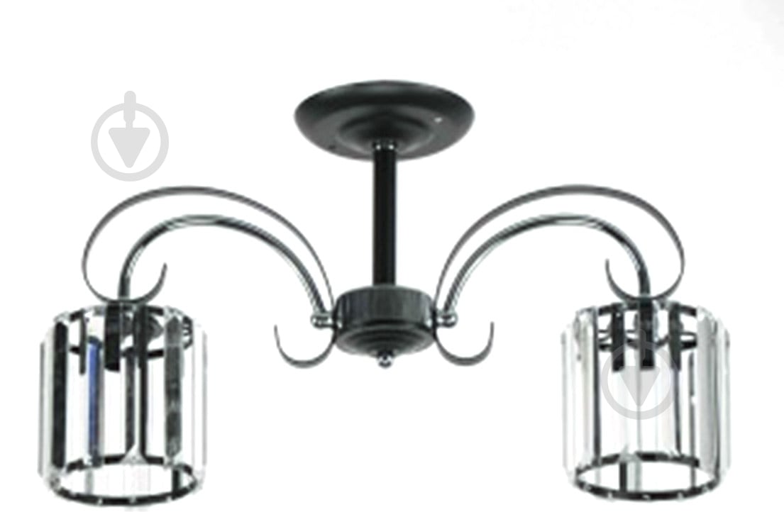 Люстра потолочная Focus Light Kube 2x60 Вт E27 черный W6185/2 - фото 1 Люстра потолочная Focus Light Kube 2x60 Вт E27 черный W6185/2 - фото 1