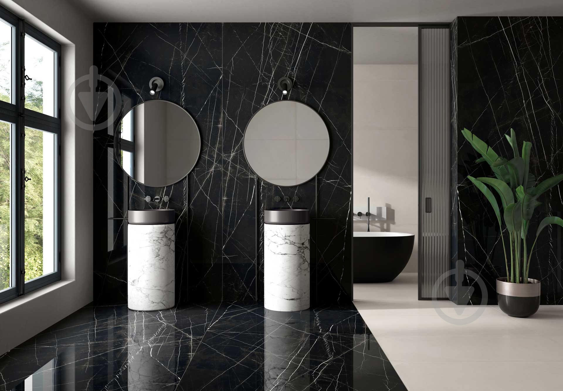 Плитка TAU Ceramica MARQUINA BLACK PUL 120x260 - фото 3