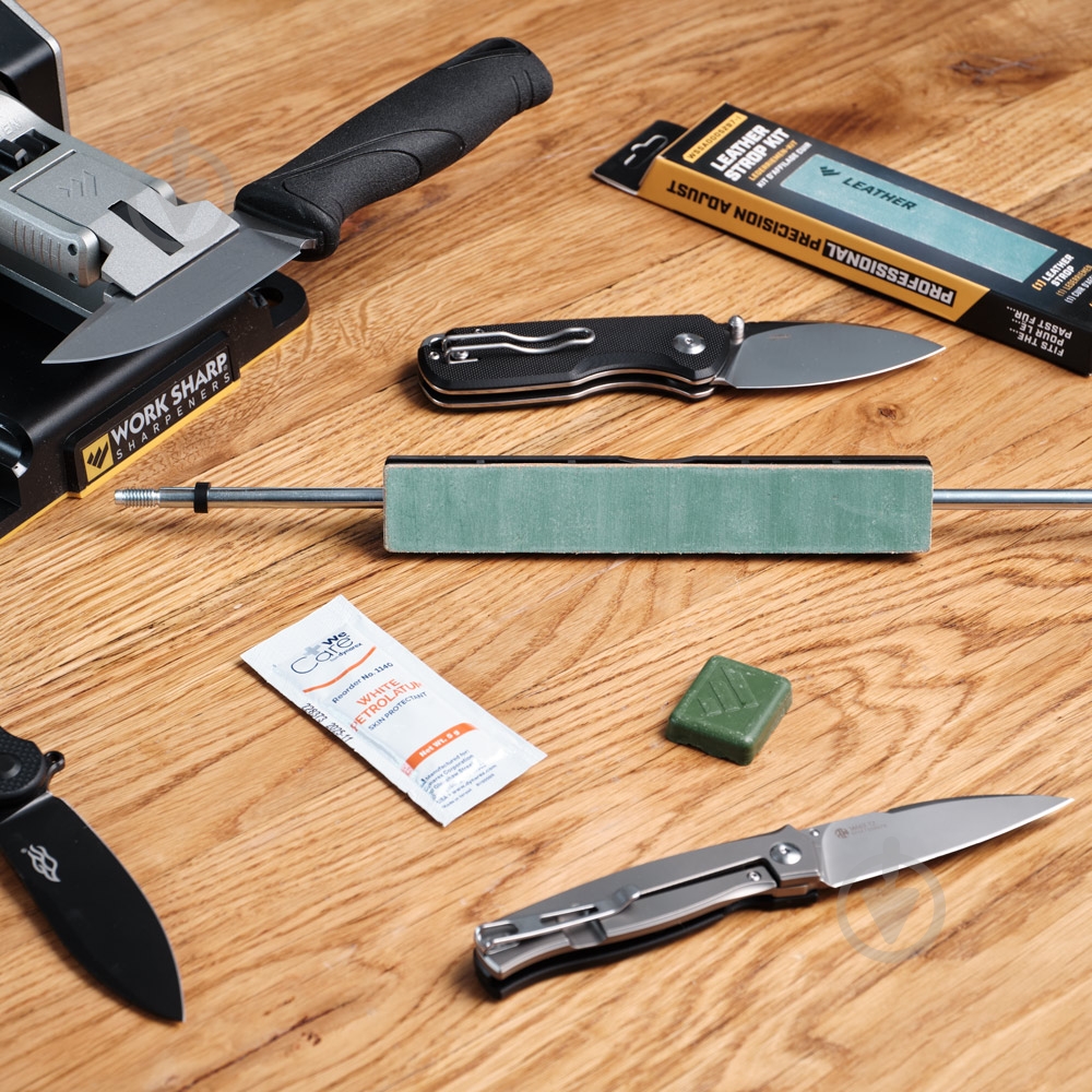 Сменный блок Work Sharp кожаный ремешок для точилки WSBCHPAJ-PRO - фото 3 Сменный блок Work Sharp кожаный ремешок для точилки WSBCHPAJ-PRO - фото 3