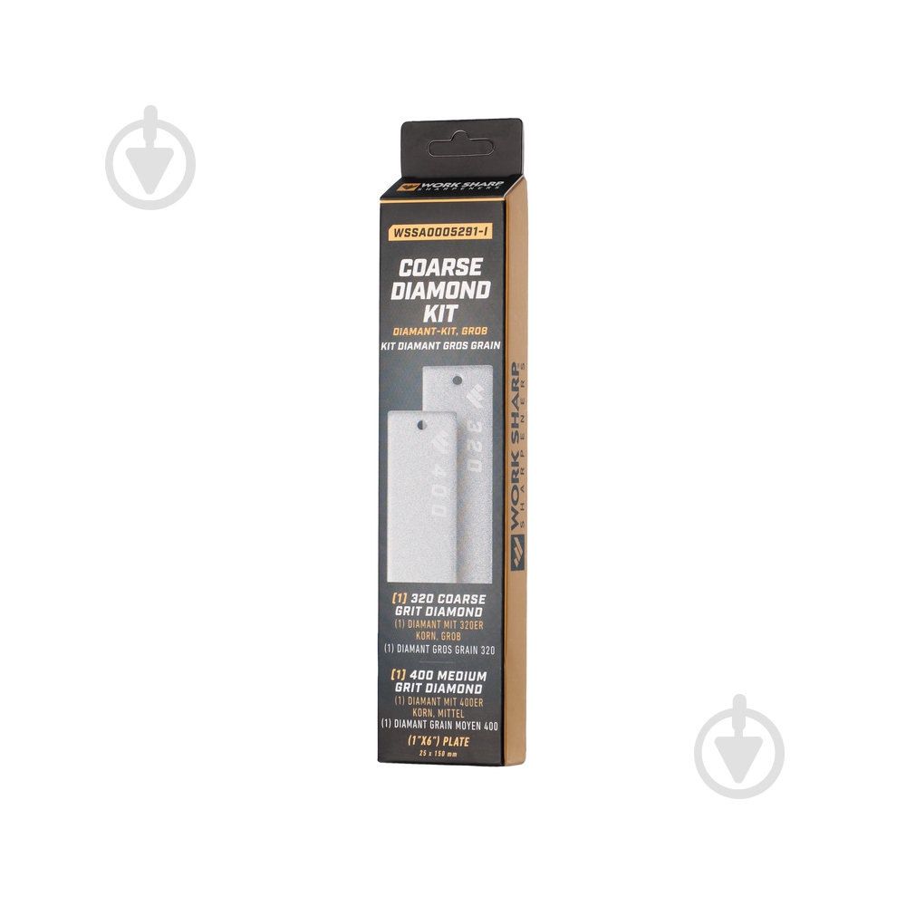 Сменный блок Work Sharp набор сменных пластин Coarse Diamond (320/400) для точилки WSBCHPAJ-PRO, 2 шт - фото 2 Сменный блок Work Sharp набор сменных пластин Coarse Diamond (320/400) для точилки WSBCHPAJ-PRO, 2 шт - фото 2