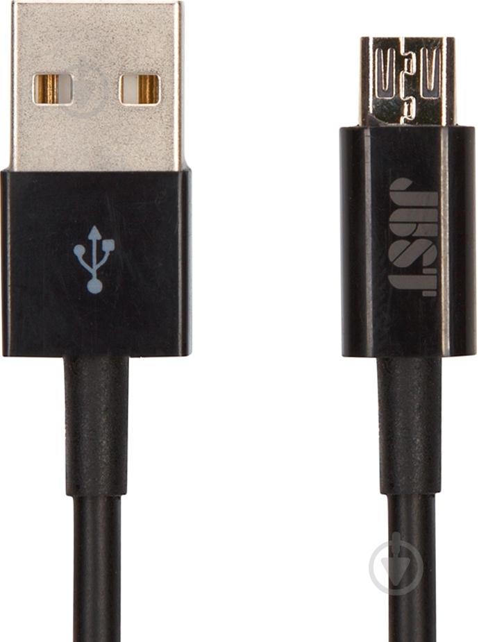 Кабель JUST USB – microUSB 1 м (MCR-SMP10-BLCK) - фото 2 Кабель JUST USB – microUSB 1 м (MCR-SMP10-BLCK) - фото 2
