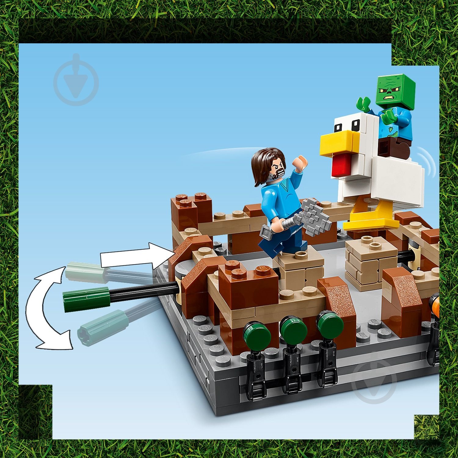 Конструктор LEGO Minecraft Бійцівський ринг у лісовому маєтку 21272 - фото 8