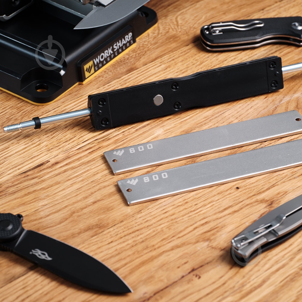 Змінний блок Work Sharp набір змінних пластин Fine Diamond (600/800) для точилки WSBCHPAJ-PRO, 2 шт - фото 4 Змінний блок Work Sharp набір змінних пластин Fine Diamond (600/800) для точилки WSBCHPAJ-PRO, 2 шт - фото 4