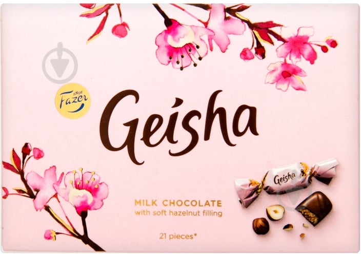 Конфеты Fazer 150 г (Geisha с тертым орехом) - фото 1