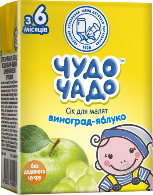 Сок Jaffa виноградно-яблочный осветленный 0,125л - фото 1